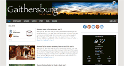 Desktop Screenshot of gaithersburglocalnews.com